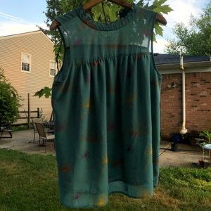 🌿ModCloth flowy blouse